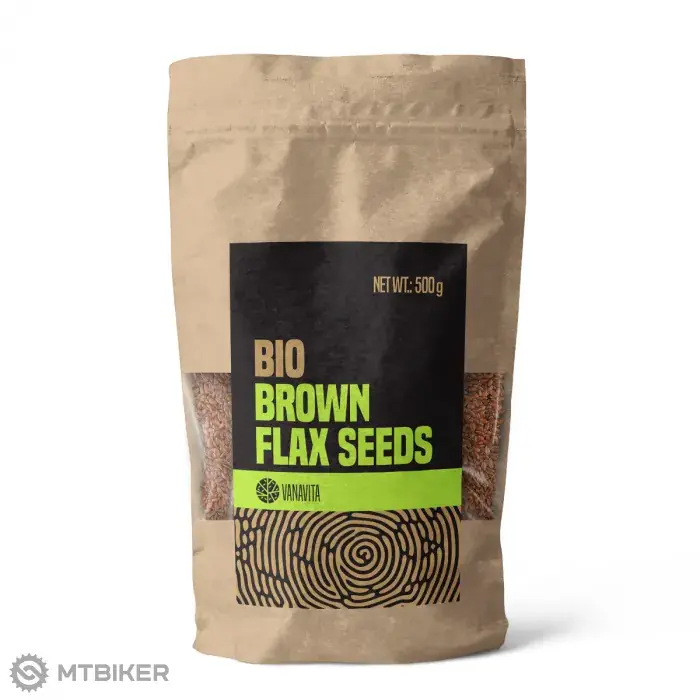 GymBeam BIO lněná hnědá semínka, 500 g Akční Nabídka