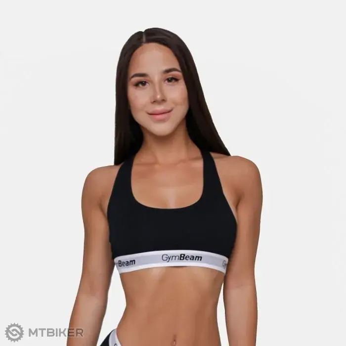 GymBeam Bralette dámská podprsenka, černá Vrácení Zdarma