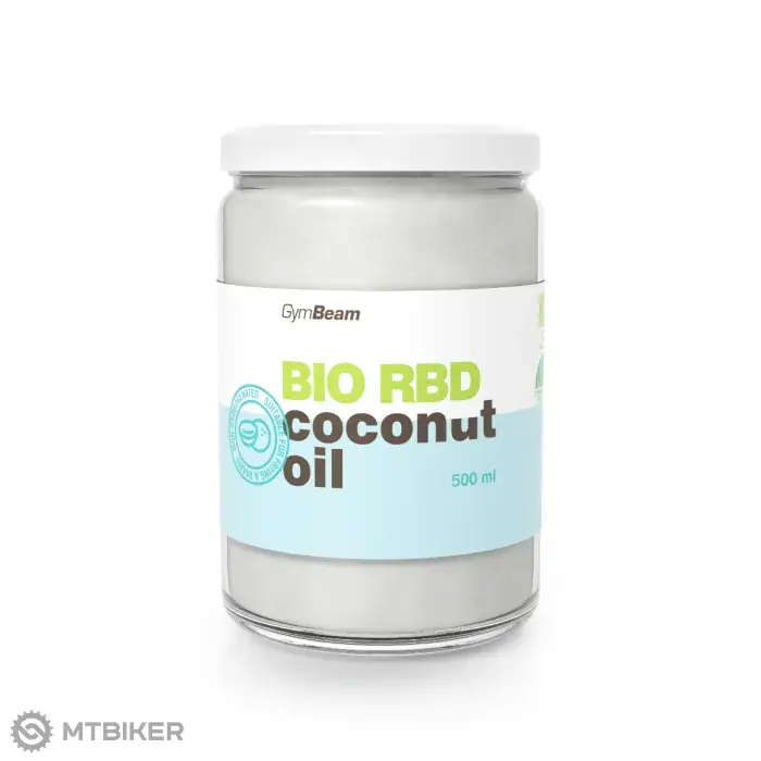 GymBeam BIO RBD kokosový olej, 500 ml Originální