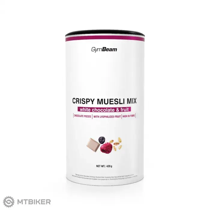 GymBeam křupavá směs müsli, 420 g Ověřený
