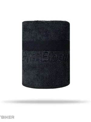 Autentický GymBeam sportovní ručník z mikrovlákna, large, černá