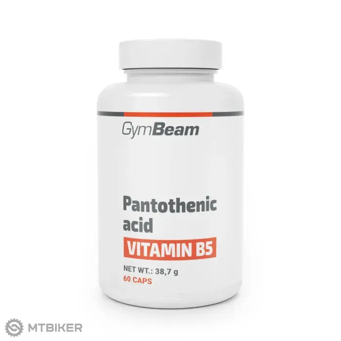 GymBeam Kyselina pantotenová vitamín B5 kapsle, 60 kapslí Top Prodej