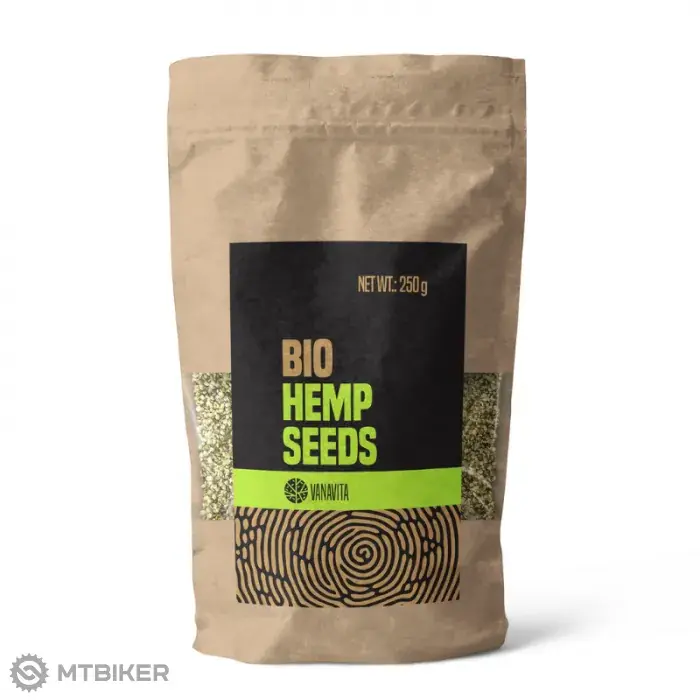 Levný GymBeam BIO loupané konopné semínka, 250 g