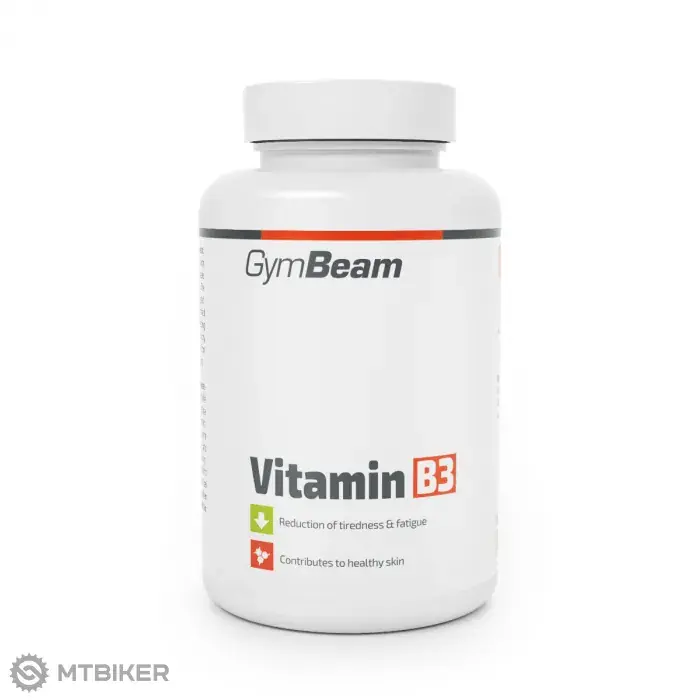 GymBeam Vitamin B3 (niacin), 90 kapslí Autentický