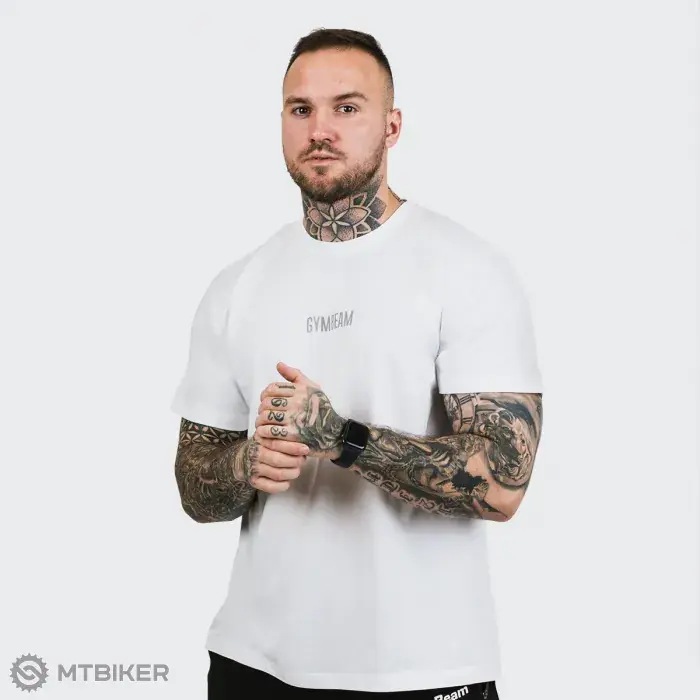 GymBeam FIT triko, bílá Originální