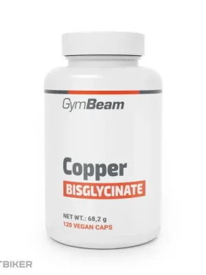 Autentický GymBeam bisglycinát měďnatý doplněk stravy, 120 kapslí