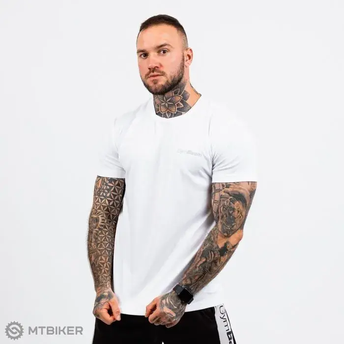 Autentický GymBeam TRN tričko, bílá
