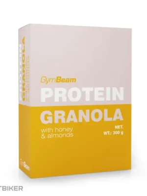Expresní Doručení GymBeam Proteinová granola s medem a mandlemi, 300 g