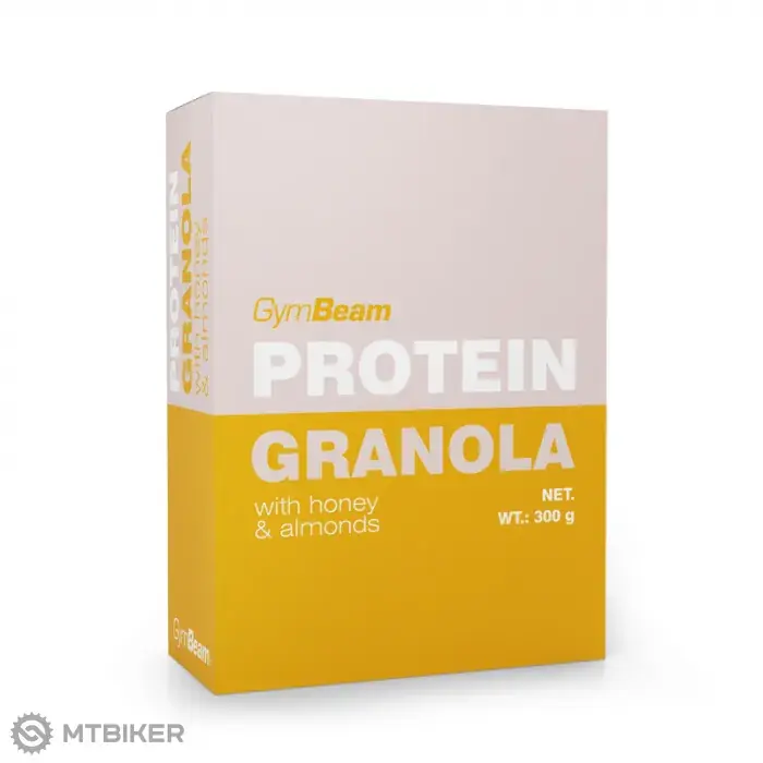 Expresní Doručení GymBeam Proteinová granola s medem a mandlemi, 300 g