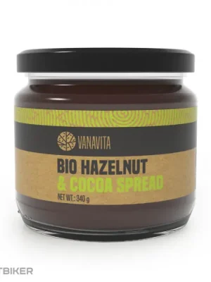 GymBeam BIO Lískovooříškový krém s kakaem - VanaVita, 340 g Zlevněný