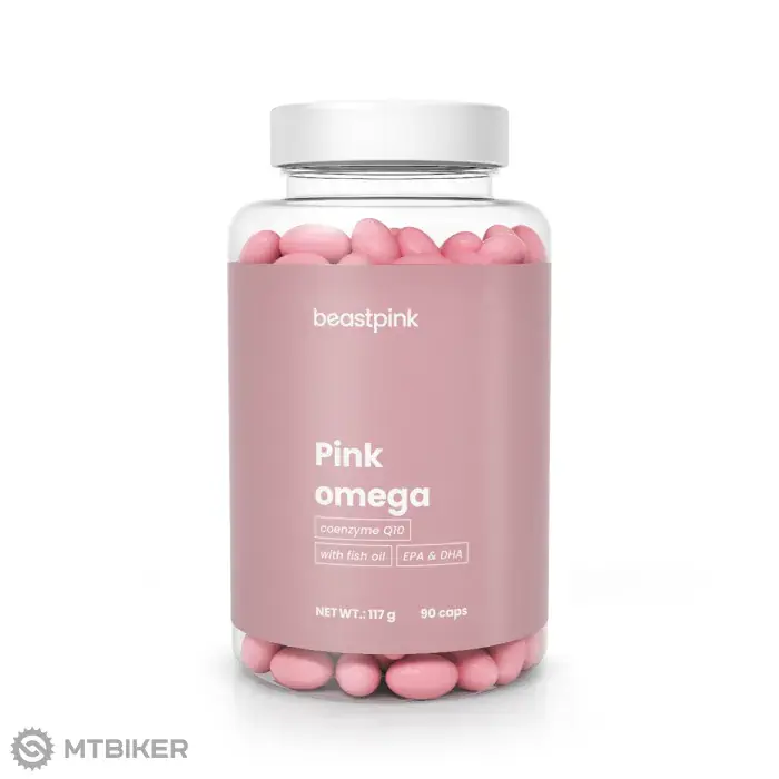 Hit Sezóny GymBeam Pink Omega vitamíny, 90 kapslí