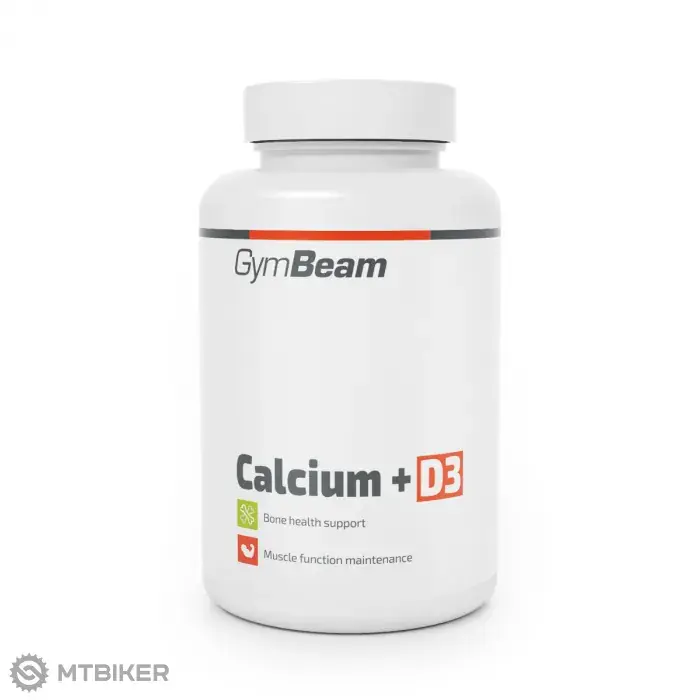 Horká Nabídka GymBeam Vápník + vitamín D3 tablety, 120 kapslí
