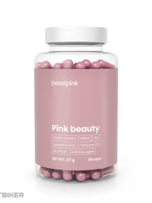 Tovární Cena GymBeam Pink Beauty vitamíny, 90 kapslí
