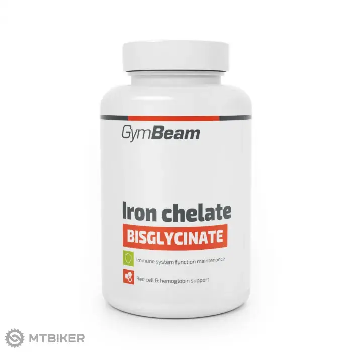 GymBeam Železo chelát doplněk stravy, 90 kapslí Levný