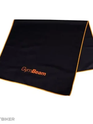 Cenově Výhodný GymBeam rychleschnoucí ručník, black/orange