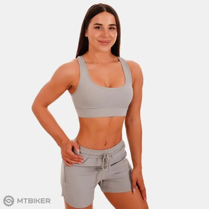 GymBeam Mesh Panel podprsenka, šedá Aktuální