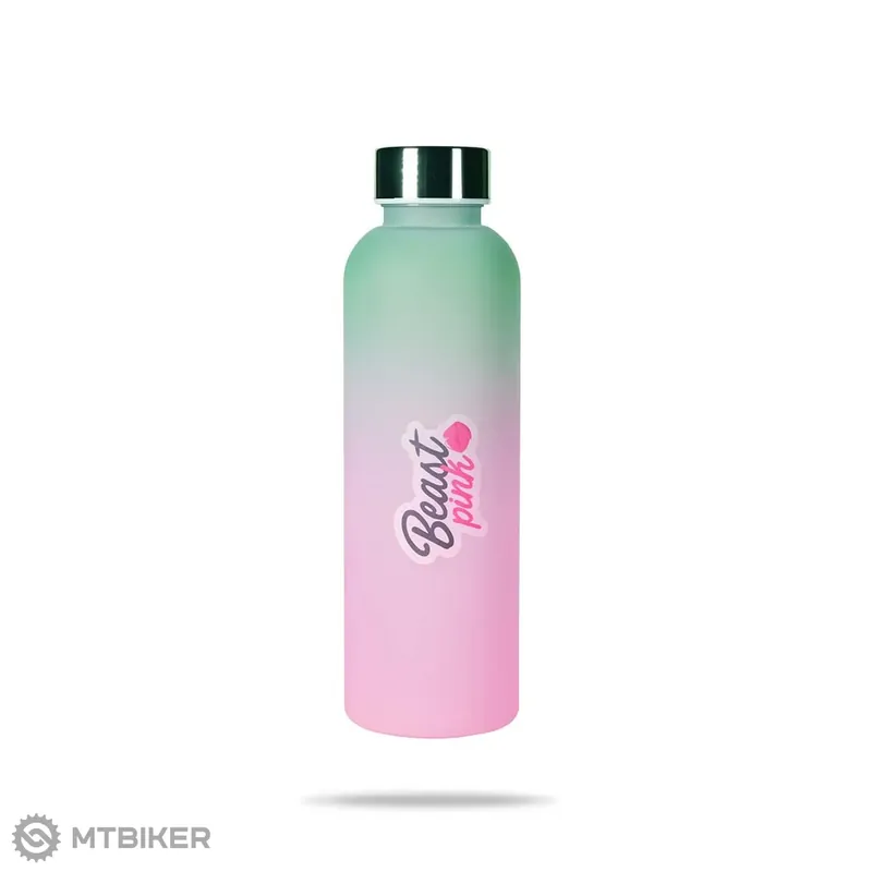 GymBeam Thirst Trap láhev, 500 ml, růžová/zelená Super Cena