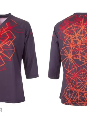 Must-Have GHOST AM dámský dres, šedá/červená
