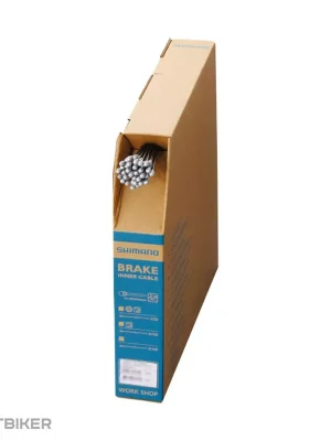 Finální Výprodej Shimano silniční brzdové lanko, Ø-1,6 x 2050 mm, nerezové