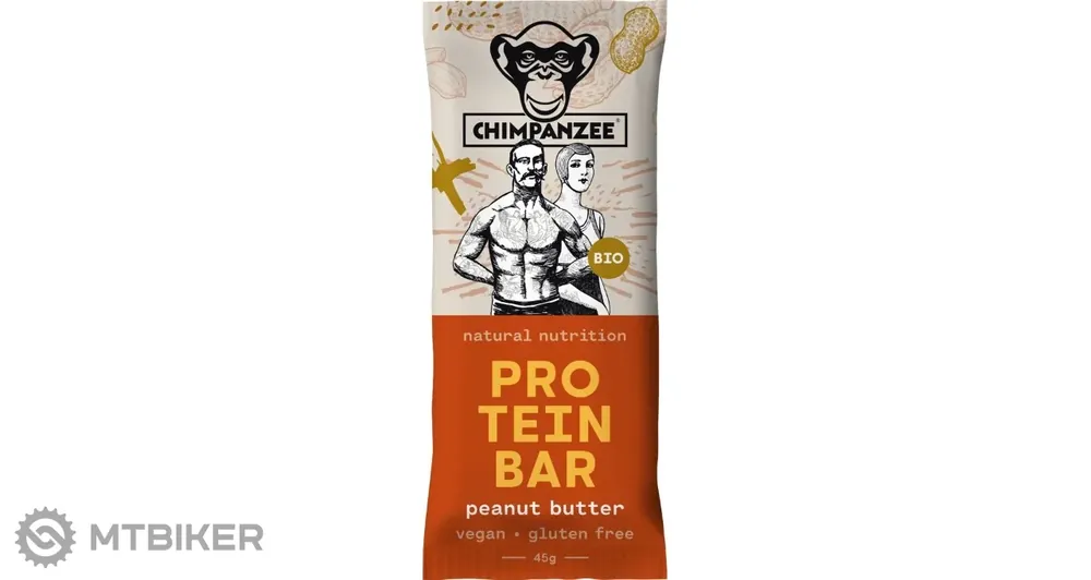 Dokud Zásoby Vydrží Chimpanzee Organic Protein Bar 45g