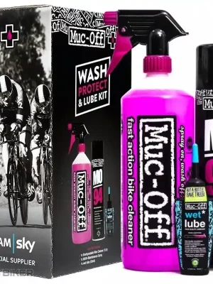 Zlevněný Muc-Off Wash Protect And Lube Kit sada na údržbu kola