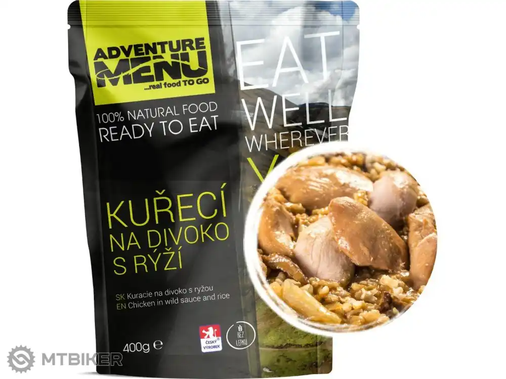 Adventure Menu Kuře nadivoko s rýží, 400 g Akce