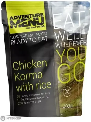 Adventure Menu Kuřecí Korma s rýží, 400 g Víkendová Akce