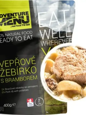 Aktuální Adventure Menu Vepřové žebírko s bramborami, 400 g