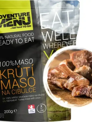 Autentický Adventure Menu Krůtí maso na cibulce, 200 g
