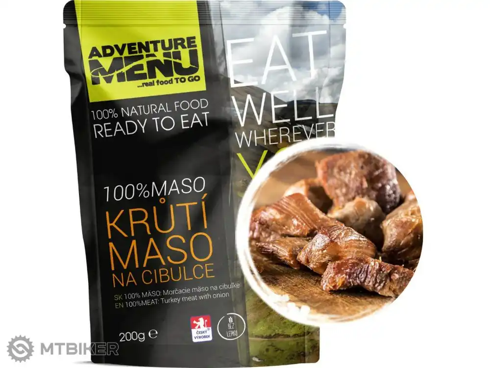 Autentický Adventure Menu Krůtí maso na cibulce, 200 g