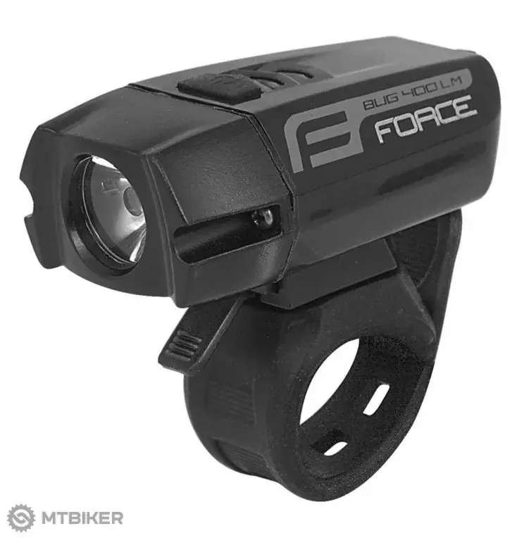 Poslední Šance FORCE Bug 400LM nabíjecí přední světlo, 400 lm