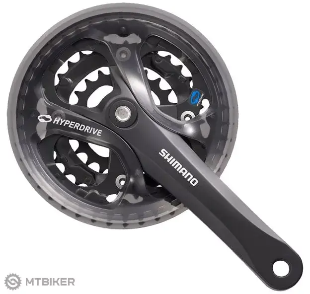 Sezónní Sleva Shimano Acera FC-M361 kliky, 3x8, 42/32/22T, čtyřhran, s krytem, černé