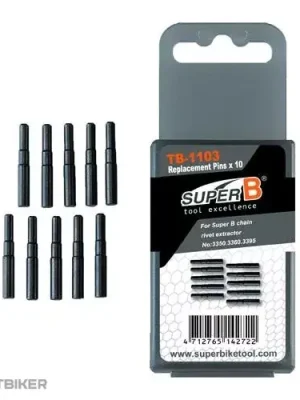Super B TB-1103 sada náhradních pinů pro nýtovače 3350/3395, 10 ks Must-Have