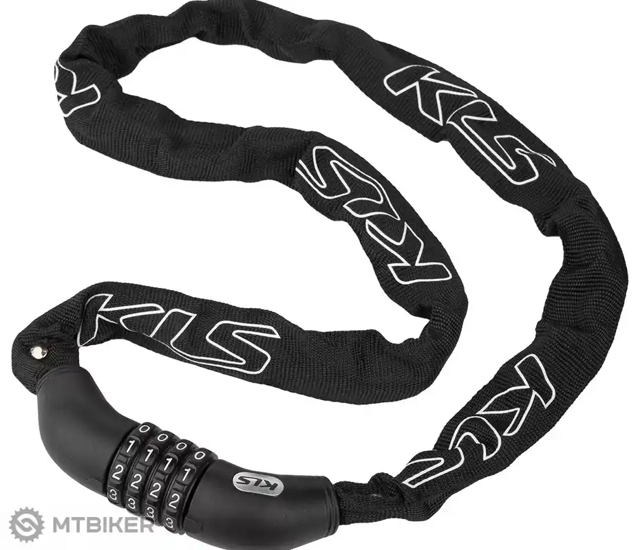 Kellys Chainlock 4 řetězový zámek na kód, 1000 mm/4 mm Oblíbený