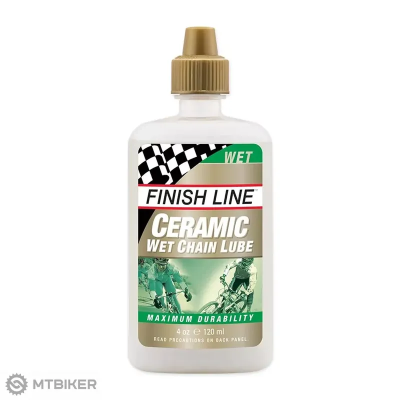Akce Finish Line Ceramic Wet mazivo, 120 ml, kapátko