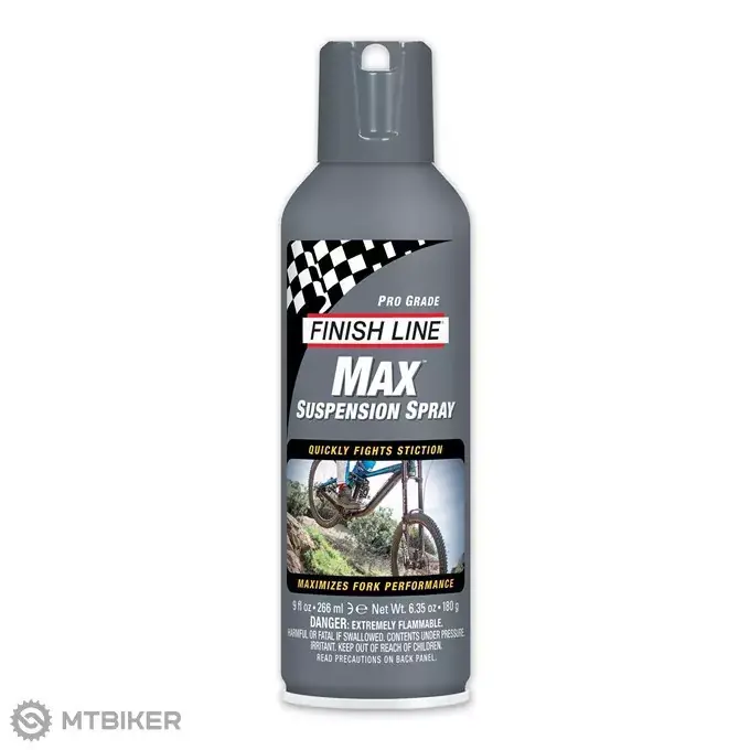 Omezená Nabídka Finish Line Max mazivo na odpružení, sprej