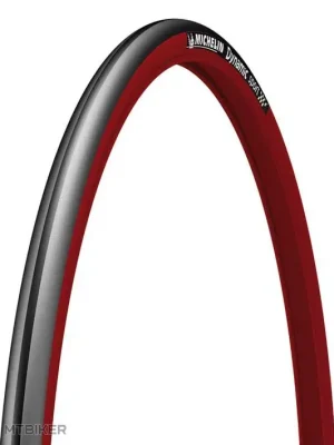 Michelin DYNAMIC SPORT 700x23C plášť, drát, červená/černá Nová Kolekce