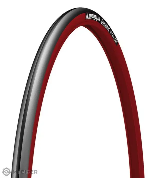 Michelin DYNAMIC SPORT 700x23C plášť, drát, červená/černá Nová Kolekce
