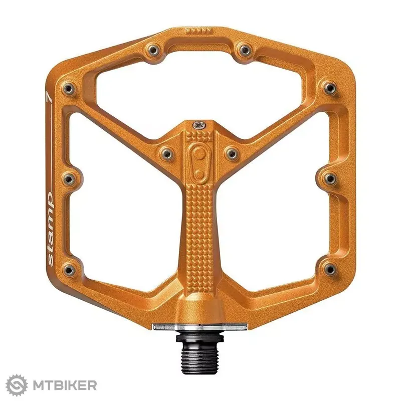 Akční Cena Crankbrothers Stamp 7 Large platformové pedály, oranžové
