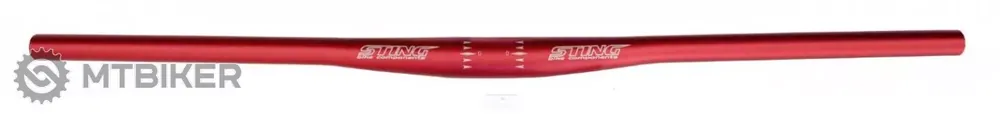 STING ST-208 řídítka, Ø-31.8 mm/740 mm, zdvih 0 mm, červená Speciální Cena