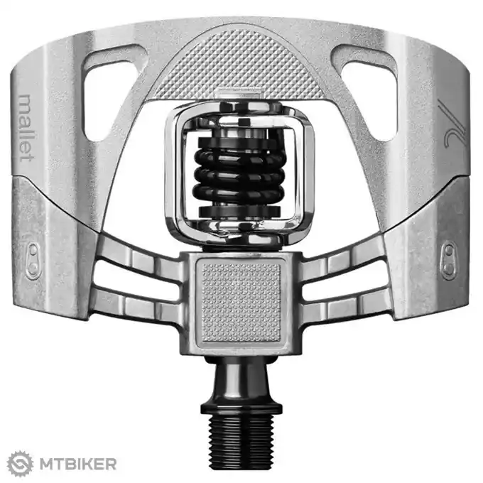 Vysoce Kvalitní Crankbrothers Mallet 2 nášlapné pedály, stříbrné