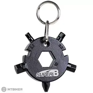 Značkový Super B TB-FD08 multifunkční klíčenka 9v1