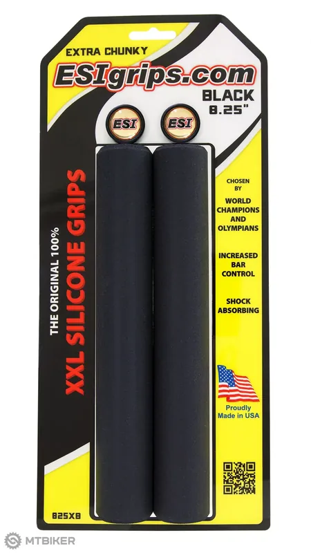ESI Grips XXL Extra chunky gripy, černá Finální Výprodej