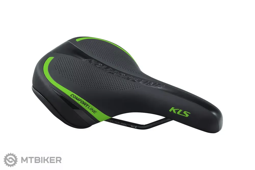 Speciální Cena Kellys KLS COMFORTLINE sedlo, 191 mm, toxický green