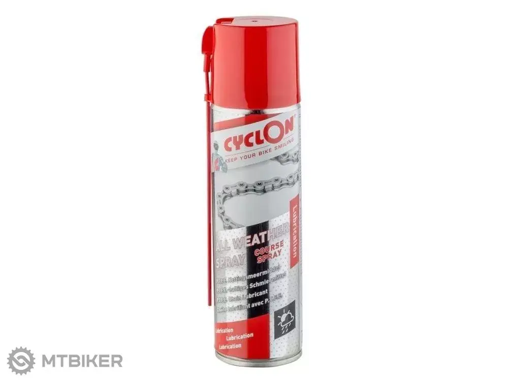 Nejprodávanější Cyclon Bike Care ALL WEATHER SPRAY/COURSE mazivo, sprej