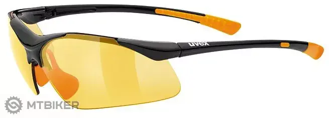 uvex Sportstyle 223 brýle, černá/oranžová Nízká Cena