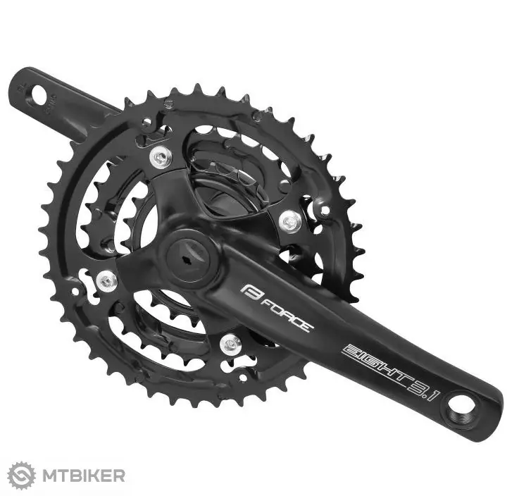FORCE Eight 3.1 kliky, čtyřhran, 175 mm, 3x8, 42/32/22T, bez ložiska Nová Kolekce