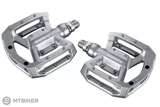 Shimano GR500 platformové pedály, stříbrné Vysoce Kvalitní