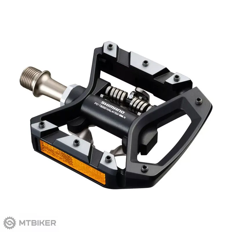 Top Prodej Shimano XT PD-T8000 nášlapné pedály, jednostranné + kufry SM-SH56
