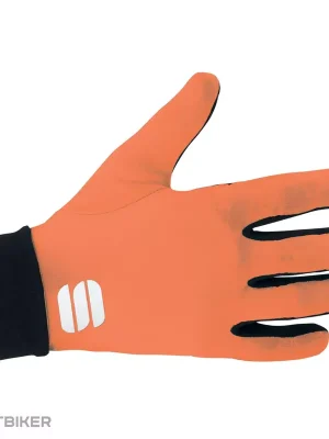 Must-Have Sportful Lycra race rukavice, černá/oranžová